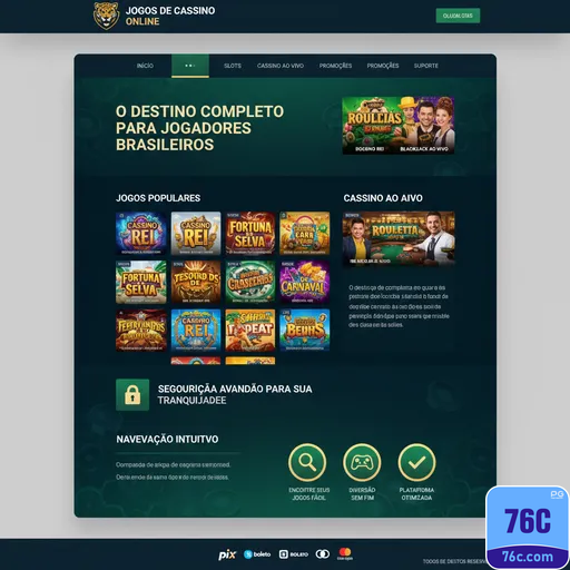 76c.com - usar intuitiva interface premium online